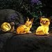 GREENLANS Conception De De Chien/Escargot/Lapin, Lampe Solaire Imperméable Facile à Utiliser, Lampe Solaire D'extérieur pour Chien/Escargot/Lapin Chien