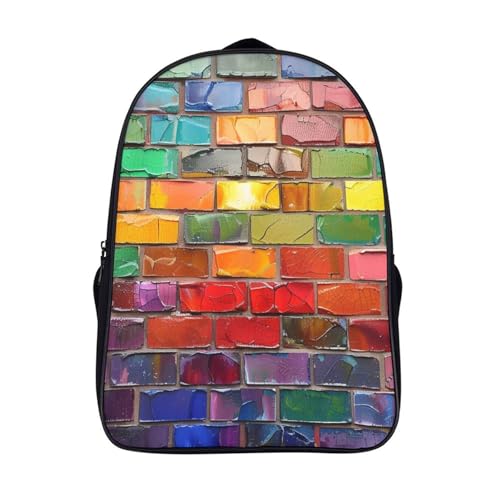 Sac à dos enfants Colored Building Blocks pour l'école primaire et les garçons 40x28x16cm
