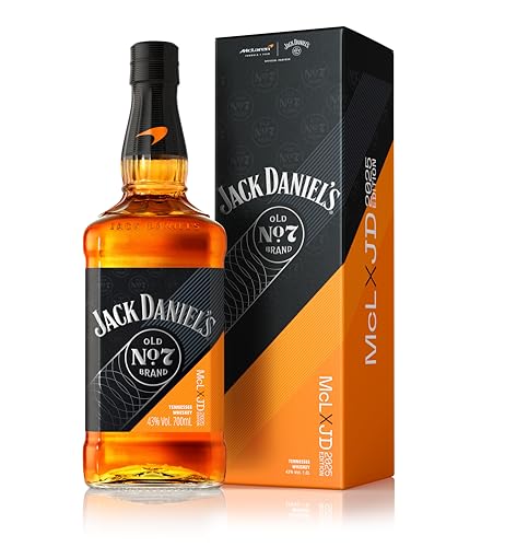 Jack Daniel’s Tennessee Whiskey, Botella Edición Limitada 2025 Equipo McLaren F1, 700 ml