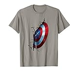 Official Marvel Merchandise Marvel Avengers Age of Ultron Captain America Shield Camiseta