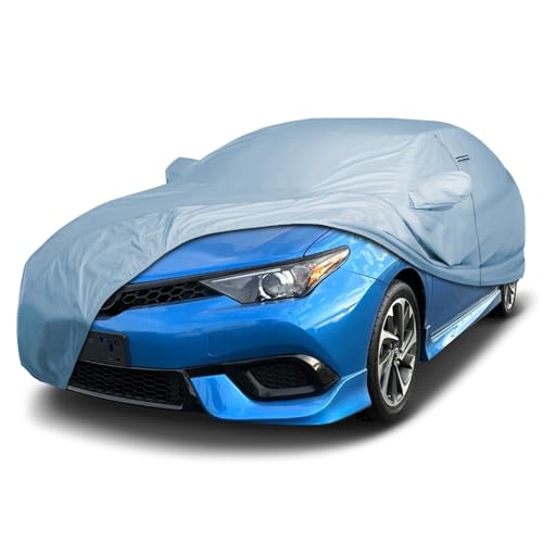 Image of iCarCover Premium Car Cover for 2017-2019 Toyota Corolla iM Heavy Duty Waterproof All-Weather Automobiles Custom Fit Indoor Outdoor UV Snow Protection Covers with Straps and Bag