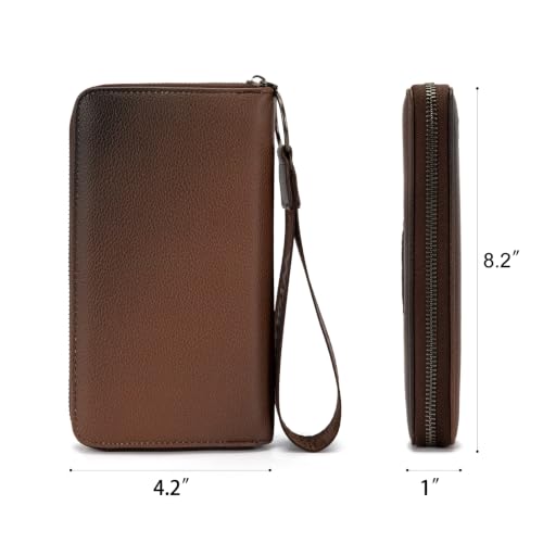 Image of Wrangler Wallet Women RFID Blocking, Gradient Wristlet Wallet for Daily Use