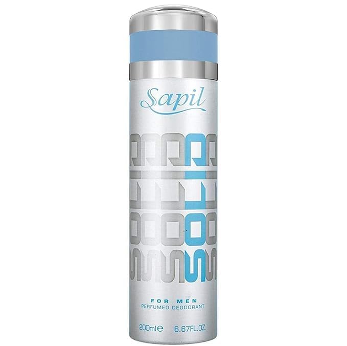 Image of Vanella Sapil Solid Blue Men Eau De Toilette Assorted - 100ML & Deo - 200ML | Fresh Citrus Scent