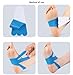 Precut Kinesiology Tape for Foot, 20 Pcs Waterproof Breathable Joint Support Muscle Tape Plantar Fasciitis Pain Relief Strips, Latex-Free Elastic Athletic Tapes for Feet Arch Hands Carpal Tunnel