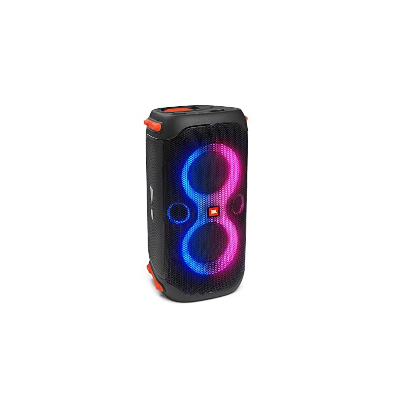 JBL Partybox 110 | Wireless Bluetooth Party Speaker | 160W Monstrous Pro Sound | Dynamic Light Show | Upto 12Hrs Playtime | Built-in Powerbank | Guitar & Mic Support PartyBox App (Black)