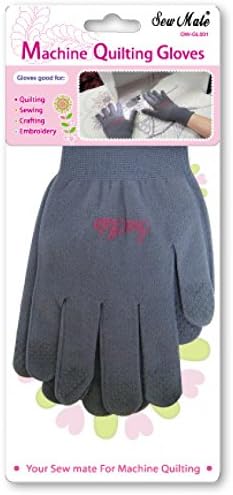 Sew Mate Deluxe Machine Quilting Gloves