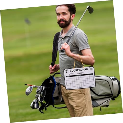 Pizarra de golf seca multiuso para puntajes, cartón miniatura 6