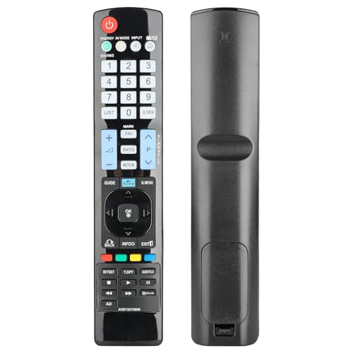 AKB73275606 Mando a Distancia Compatible con LG Full HD LED LCD TV 32LG50 37LG50 37LG60 42LG30 42LG50 22LG3060 32LG5020 37LG5020 32LE4508 22LV5500 32LV3550 32LV4500 47LV4500 Sustitución Controlador