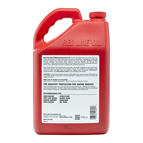 Aceite para motor sintético Red Line 10W-30 3.79 L miniatura 7