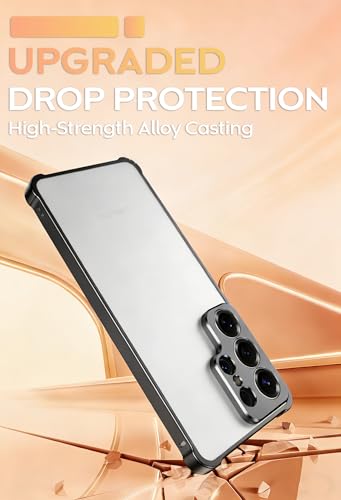 JIAONASHIJIA for Samsung Galaxy Galaxy S26 Ultra Frameless Case Silver - image 4