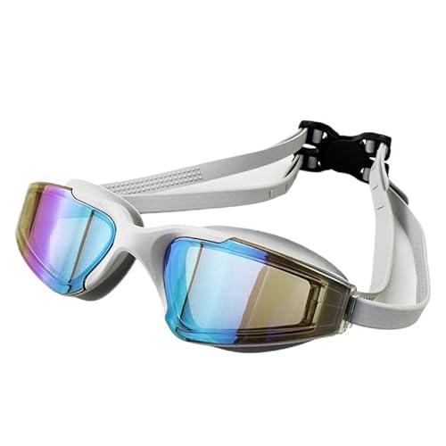 Waterproof Fog-proof Silicone Swimming Goggles Electroplated