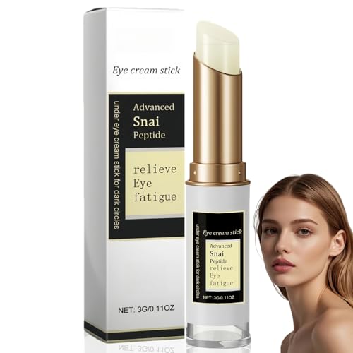 3G Peptide Eye Cream Stick,Reti/nol Under Eye Cream for Dark Circles & Puffy Eyes,Eye Bags Remover for Men,Anti Aging & Skin Tightening Face Cream,Anti Wrinkle & Dark Circle Eye Serum for Men