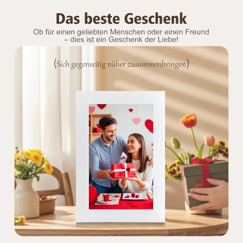 Digitaler Bilderrahmen Golony Frameo mit WLAN und 10,1 Zoll Touchscreen