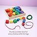 Melissa & Doug Primary Lacing Beads – 30 Wooden Beads for Crafts & 2 Laces in Toy Storage Box, Small Beads for Kids Arts and Crafts Kits, Preschool Learning Toys for Girls & Boys Ages 3+