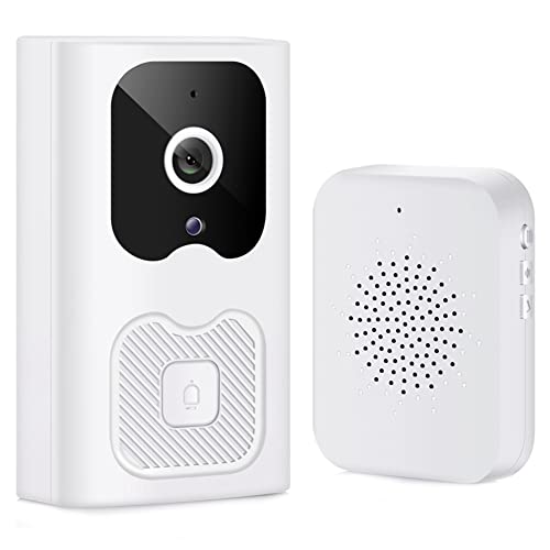 Reapyyt X6 Visual Doorbell Voice Intercom Chime VGA Night Vision CáMara IP WiFi Smart Alarm Door Bell para la Seguridad del Hogar