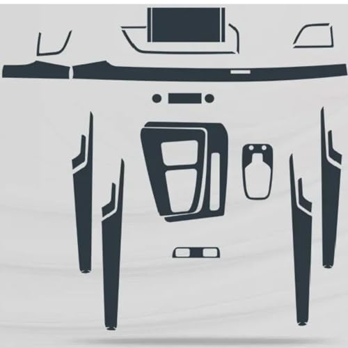 Film TPU anti-rayures pour console centrale Audi Q5 protection PPF mat