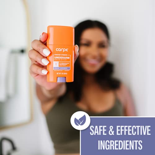 Carpe Everyday Strength Underarm Antiperspirant and Deodorant Anti