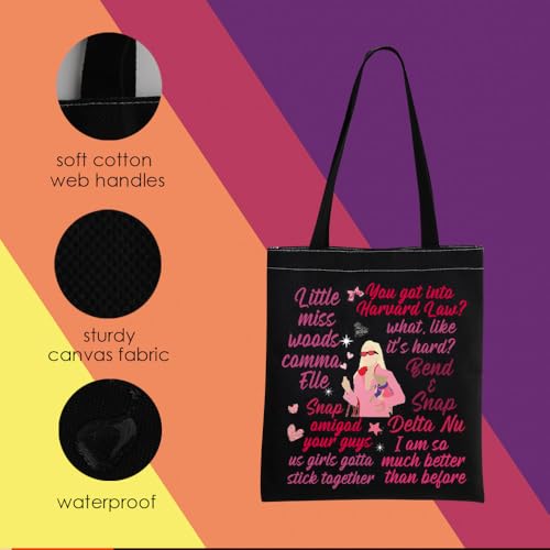 MNIGIU L-Blonde Tote Bag L-Blonde Musical Tote L-Blonde Musical Merch L-BlondeQuote2