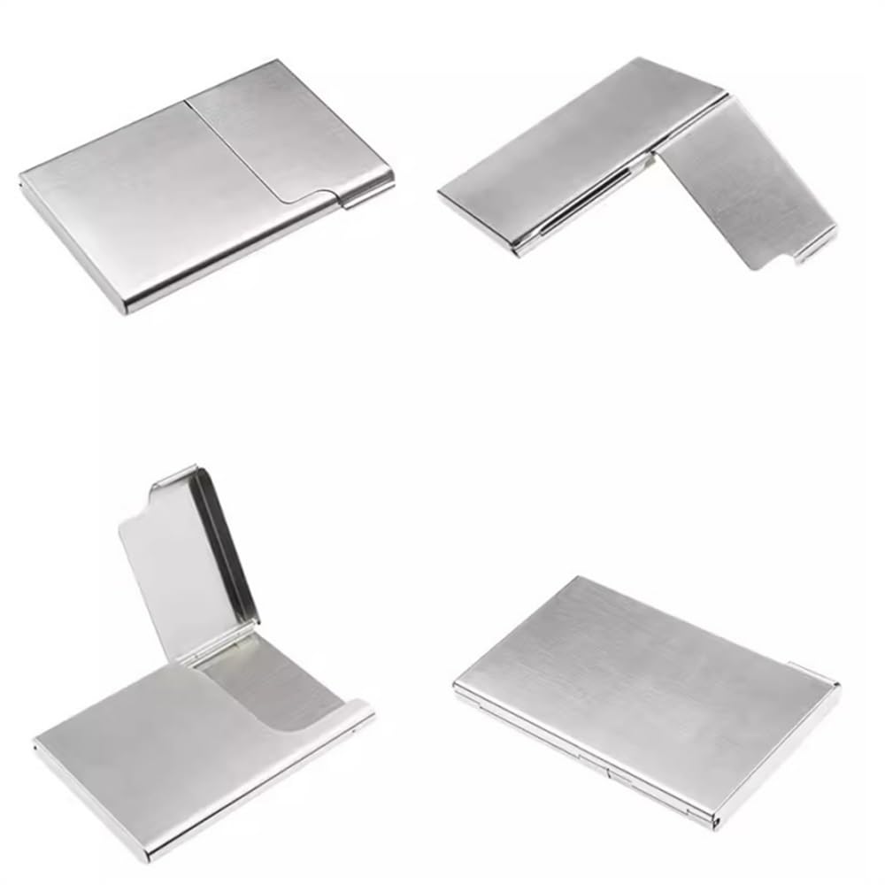 Tarjetero para Hombre Y Mujer Estuche for Tarjetas de presentación de Metal de Gran Capacidad for Hombres y Mujeres(Colour 2)
