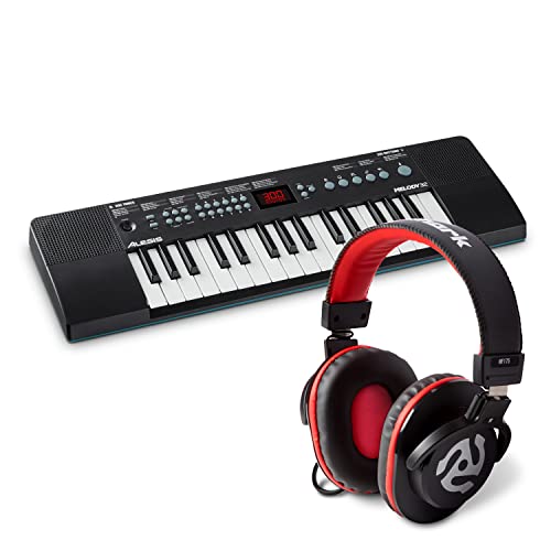 Alesis Melody 32 et Numark HF175 – Mini Piano Numérique 32 Touches avec Enceintes Intégrées et Casque Audio - Les Beatles, Paul McCartney, John Lennon, RIngo Starr, George Harrison Alesis Melody 32 et Numark HF175 – Mini Piano Numérique 32 Touches avec Enceintes Intégrées et Casque Audio