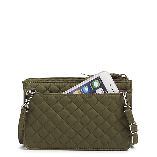 Image of Vera Bradley Women's Cotton Wallet Crossbody Purse with RFID Protection