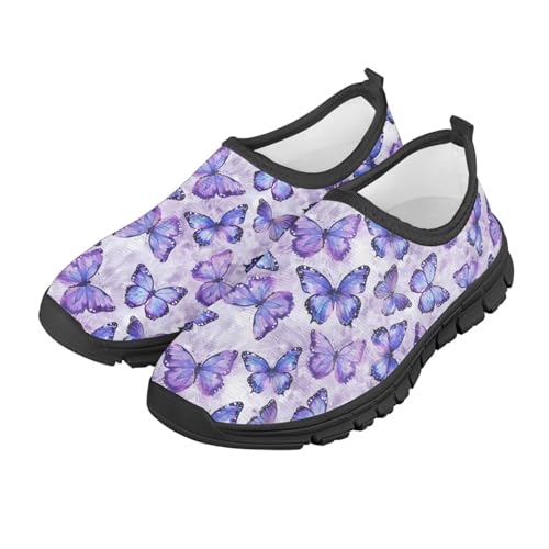 Unisex Slip On Flats Sneakers for Boys Girls,Children's Air Mesh Running Shoes Outdoor Sport Training Shoes2