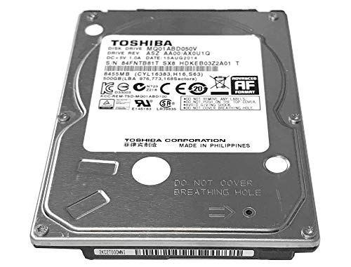 Image of Toshiba 500GB 5400RPM 8MB Cache SATA 3.0Gb /s 2.5 inch Notebook Hard Drive (MQ01ABD050V) - 2 Year Warranty