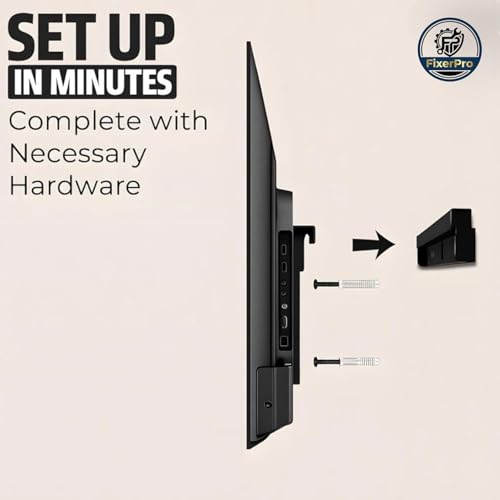 Image of FM1 Wall Mount TV Stand Bracket for 14 Inch to 32 Inch Smart TV /LEDs | Heavy Duty Wallmount TV Mount - Black (Pack of 1)