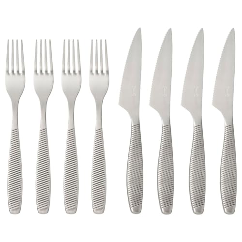 IKEA 365 8 Piece Steak Cutlery Set Stainless Steel 28 cmx 17 cmx 4 cm