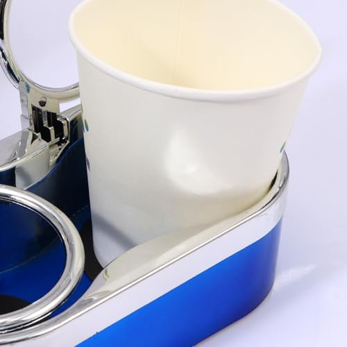 Portavasos Doble Universal para Auto Color Azul miniatura 2