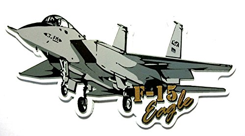 Saddle Mountain Souvenir Air Force F-15 Eagle Fighter Jet Fridge Magnet