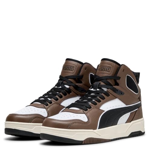 Image of PUMA Mens Rebound Break Mid Lace Up Sneakers Shoes Casual
