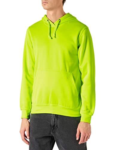 Marca: clic Clique Basic Felpa, Giallo (Visibility Yellow), XL Uomo