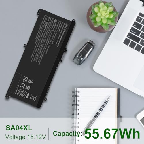Image of ASUNCELL SA04XL L43267-005 Battery Replacement for HP Envy X360 15 /15T-DR 15M-DR15 /15M-DS 15Z-DS 17-CG 17T-CG 17M-CG Series HSTNN-OB1G HSTNN-OB1F SAO4XL