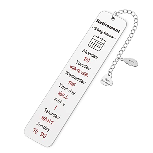 Lustige Ruhestandsgeschenke für Frauen und Männer 2022 - Geschenke im Ruhestand für Frauen - niedliche Metall-Lesezeichen für Buchliebhaber, Leser, Ruhestand, Chef, Kollegen, Abschiedsgeschenke Cover