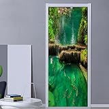 Photo Gallery adesivi per porte 3d adesivi murali adesivi per porte interne decal art indoor ruscello della giungla di acqua verde carta da parati autoadesiva per porta, rimovibile, impermeabile, decorazion 0 Photo Gallery adesivi per porte 3d adesivi murali adesivi per porte interne decal art indoor ruscello della giungla di acqua verde carta da parati autoadesiva per porta, rimovibile, impermeabile, decorazion 0