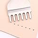 DIY Leder Locher Kits mit Schnellarbeitsstahl Leder Meißel Locher Werkzeug, 5mm 1/2/4/6 Prong Kohlenstoffstah (5MM)