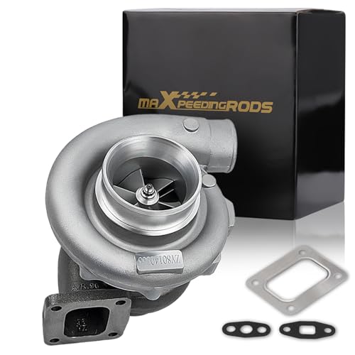 maXpeedingrods T76 T4 Turbo Turbocharger with Gaskets for 6/8 cylinder Above 3.0L Engines V6 V8 Basic VL Series