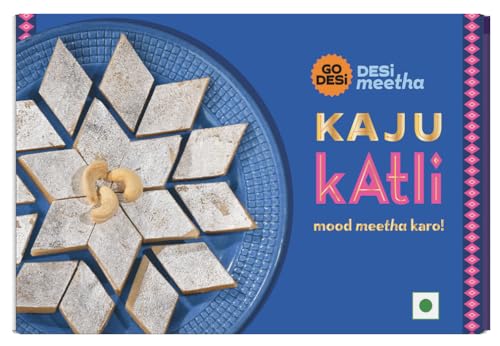 Image of GO DESi Classic Kaju Katli 200 grams & Real Aam Popz 40 Pieces Combo