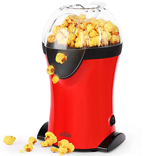 SIMBR Máquina Palomitas Vintage 1200W Palomitero con Velocidad Máxima de 3 Min...