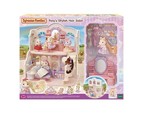 Sylvanian Families SALÃO DE BELEZA ELEGANTE - PONEI, SF5642, Multicolor