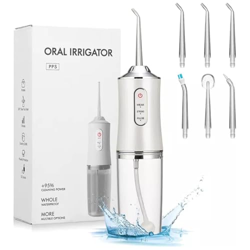 Irrigador Oral Limpeza Profunda Jato De àgua Supersônico 3 Modos Diferentes Tanque de 230ML Eletrico