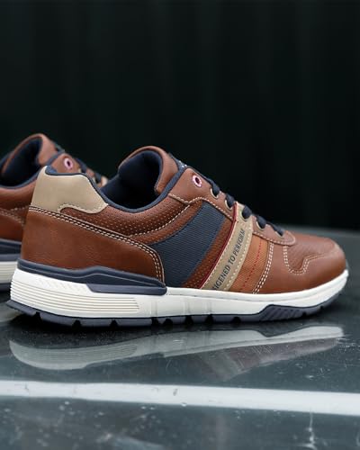 Image of ARRIGO BELLO Mens Casual Shoes Fashion Sneakers Breathable Comfort Classic Lace-Up Low Top Walking Shoes
