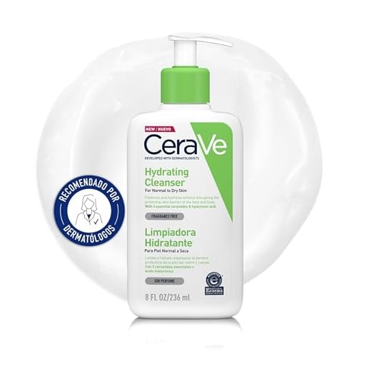CeraVe Gel Limpiador Hidratante, Para Piel Normal a Seca, Limpia e Hidrata, Equilibrio de la Piel, Enriquecido Con Ceramidas Esenciales y Ácido Hialurónico, Apto para Rostro y Cuerpo, 236ml