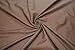 Shree Ganesh Fabrics Brązowy jedwab bawełniany materiał do sukienki 11/115 cm szerokości, miękki jedwab tkanina (2 metry)