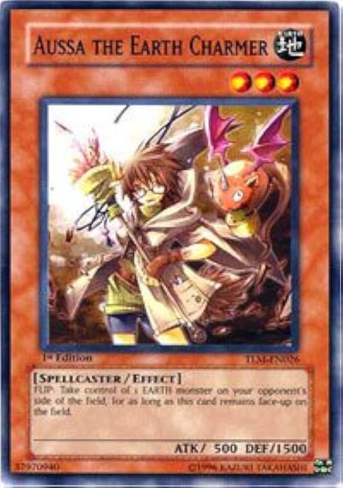 遊戯王OCG デュエルモンスターズ Aussa the Earth Charmer, Immovable Amazon.com: Aussa The Earth Charmer, Immovable - MGED-EN121