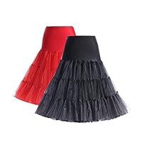 Algopix Similar Product 4 - Boolavard 50s Petticoat Underskirt