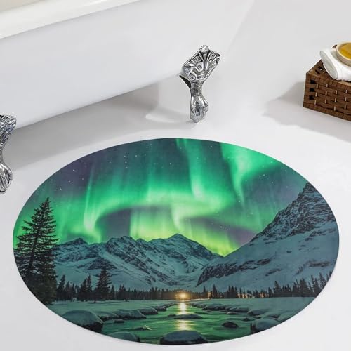 Tapis de bain absorbant et antidérapant lavable de 80 cm