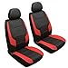 GIANT PANDA Front Seat Covers For Chevy Silverado 1500/2500/3500 - 3D Air Mesh Breathable Black Seat Protectors (2-Pack) - View #9