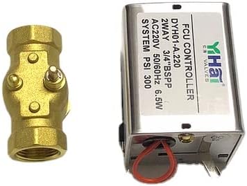 1 個セントラル空調電気バルブアクチュエータファンコイル電気二方弁双方向調整電磁弁 DN20 / 6 点